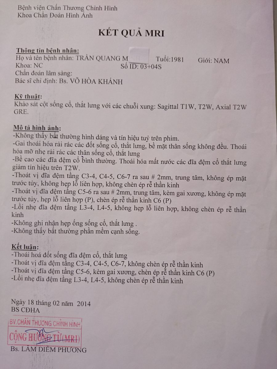 Chụp cộng hưởng từ