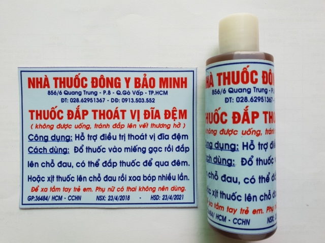 Bài thuốc đắp trị thoát vị đĩa đệm - Thuốc đắp giá tốt nhất