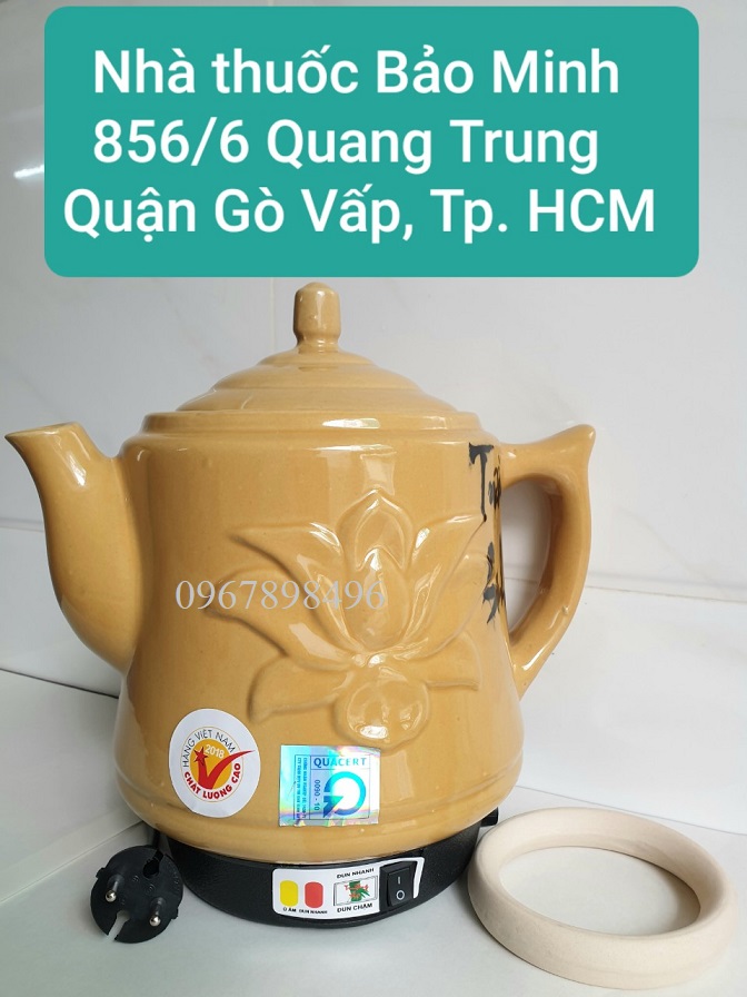 Ấm sawscc thuốc bằng điện