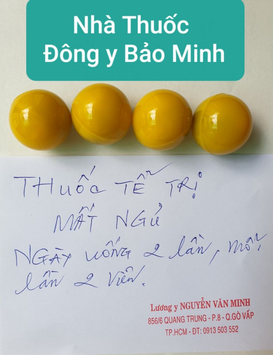 Thuốc tễ trị mất ngủ